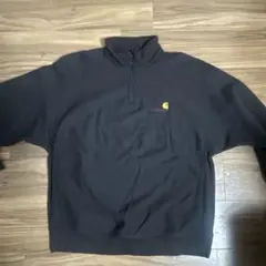 carhartt ハーフジップスウェット L ブラック