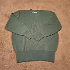 セ・トゥ ニット セーター 長袖 薄手 Cest Tout グリーン 緑 深緑