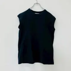 【a0190】ミラオーウェン ノースリーブカットソーTシャツ S ゆったり