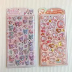 ［新品未使用］国内正規品　うるちゅるポップシール　セット　キティ　マイメロ