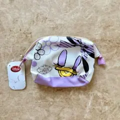 【ディズニーストア デイジー ポーチ マチ付き】