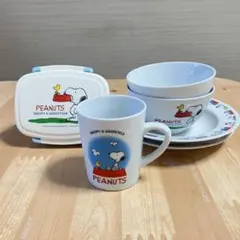 SNOOPY スヌーピー 非売品 皿 ボウル セット