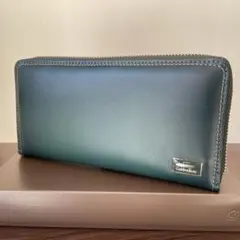 Golden Bear 長財布 ラウンドファスナー レザー グリーン 未使用品