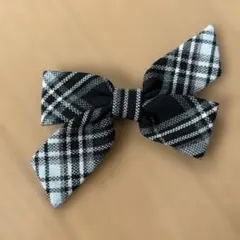 お買い得♡お揃い　チェック柄　リボンモチーフ付　くるみボタン　3個セット お買い得♡お揃い チェック柄 リボンモチーフ付 くるみボタン 3個