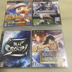 ps3 4本セット パワプロ 海賊無双 無双オロチ ウイニングイレブン