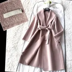 極美品 MaxMara クチートアマーノ キャメル 38 ダブルブレスト コート
