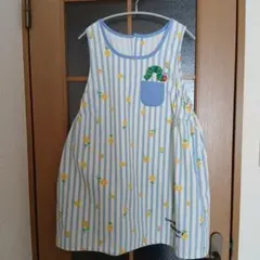 はらぺこあおむし エプロン ストライプ