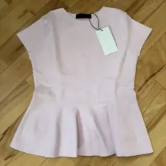 ZARA ペプラムトップス ピンク Mサイズ 新品のサムネイル