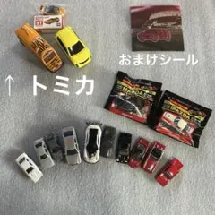 値下げしました！ミニカー15台まとめ売りトミカ3台、新品3台、シールおまけ付き！