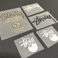 STUSSYアイロンシート5枚セット