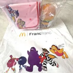 マクドナルドの福袋2026 グッズ3点のみ　食券なし　ピンク