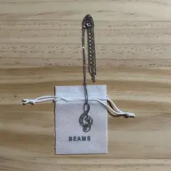 BEAMS ト音記号 ネックレス シルバーカラーのサムネイル