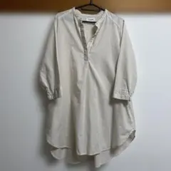 frauglatt アイボリー ストライプ シャツ