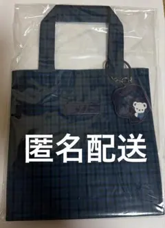 新品未開封タグ付き ファミリア familiar 縦型トートバッグ 小 青