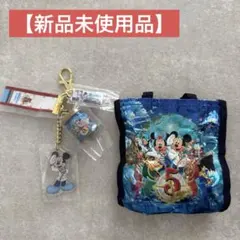 【新品】ディズニーシー 25周年 カプセルトイ キーチェーン 5周年 セット