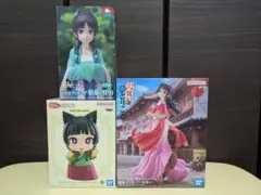 【未開封】薬屋のひとりごと 猫猫 人気プライズフィギュア3点