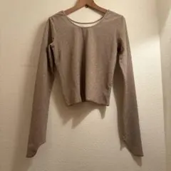 Kastane ラメクルーインナー　ゴールド