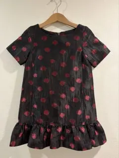 Lili Gaufrette リリゴーフレット　ワンピース　ドット柄