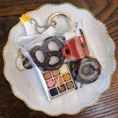 スヌーピー♥カフェ ガチャ詰めポーチ アンリシャルパンティエ リプトン ドーナツ