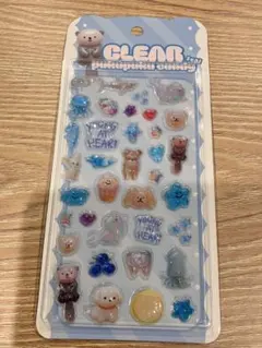 クリアぷくぷくキャンディシール