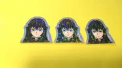 し*ぷ様 鬼滅の刃 柱展 ホログラムステッカー 時透無一郎 3枚