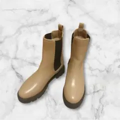 【美品】FREAK'S STORE ベージュ サイドゴアブーツ