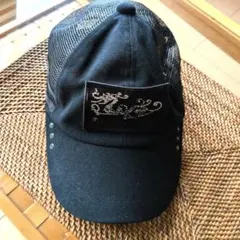 Dance With Dragon キャップ ブラック メッシュ