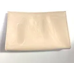 YSL イヴ・サンローラン ノベルティ エナメルポーチ ベージュ