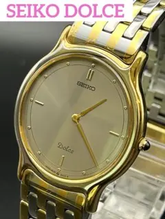ff376 seiko 9530-6000DOLCE ゴールドコンビ4ロウ