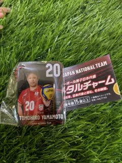 バレーボール男子日本代表 メタルチャーム 山本智大
