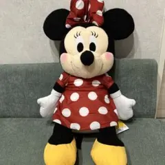 ミニーマウス FukuFuku もこふわジャンボぬいぐるみ　新品　未使用