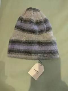新品　格安　RACAL ストライプ ニット帽