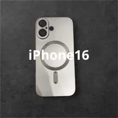 MagSafe マグセーフ　iPhone16 チタングレー　スマホケース