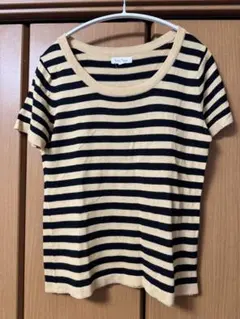 Rope Picnic ロペピクニック ボーダーニット 半袖 トップス 38