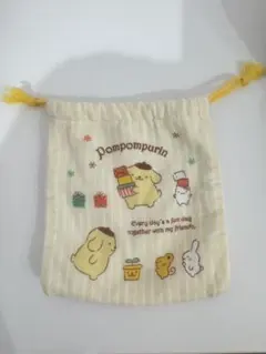 ポムポムプリン巾着袋