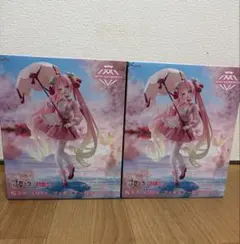 【ノーマル】桜ミクAMP+フィギュア 桜ドレスver. 2点セット