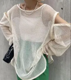 CIAOPANIC マルチWAYメッシュカットアウトトップス