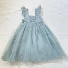 ワンピース　ドレス　100 グリーン 緑