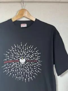 古着 プリントT シュールプリント 下ネタT ポーランド ストリート