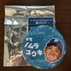 日ハム カタカナシリーズ 缶バッジ 野村佑希② | Mercari