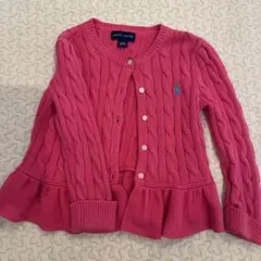 Ralph Lauren ピンク カーディガン 24M