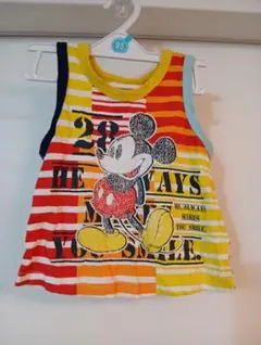 ミッキーマウス ノースリーブタンクトップ 95cm