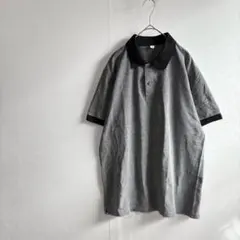 ユニクロ ポロシャツ 半袖 ゆったり 春 スポーツ ゴルフ バイカラー XL