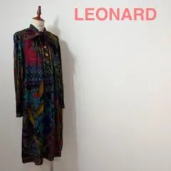 LEONARD レオナール ペイズリー柄 ロングワンピース - メルカリ