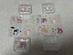 ♡マイメロディ透明ステッカー８枚セット♡
