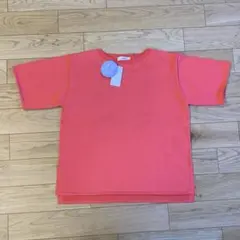 ITS'DEMO 半袖ニット ピンク Fサイズ
