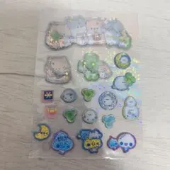 シールおすそ分け キラリンウォーター ハムスター シマエナガ あわわちゃん