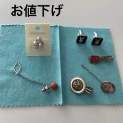 Playboy カフスボタンとブローチ 5点セット