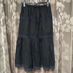 ④ユナイテッドアローズ　膝丈スカート　黒