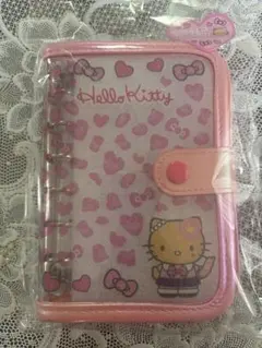 【最終価格】ハローキティ シールバインダー ピンク 日焼けキティ